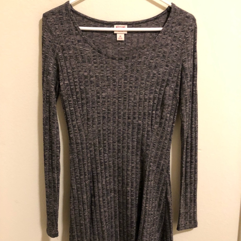XS Gray Sweater Dress